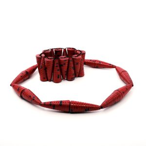 Loop bracelet - red