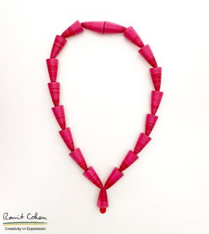 Bella Necklace – Fuchsia/Red